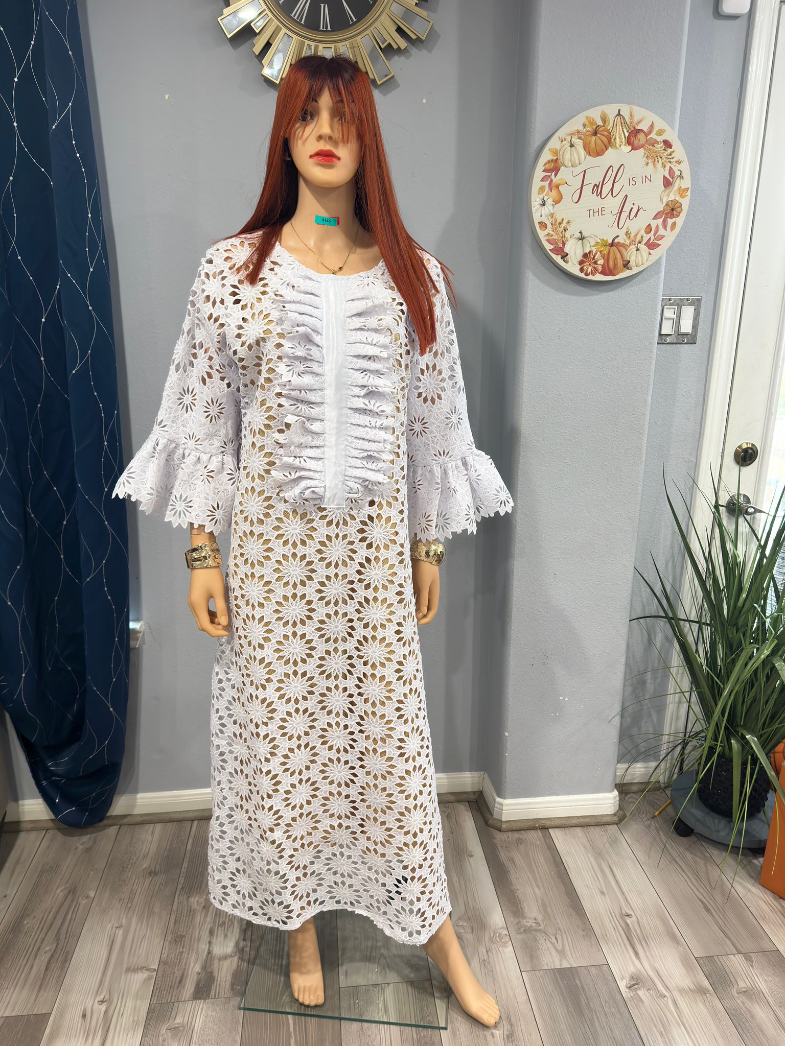 Rich Aunty Swaggerlicious White Cord Lace