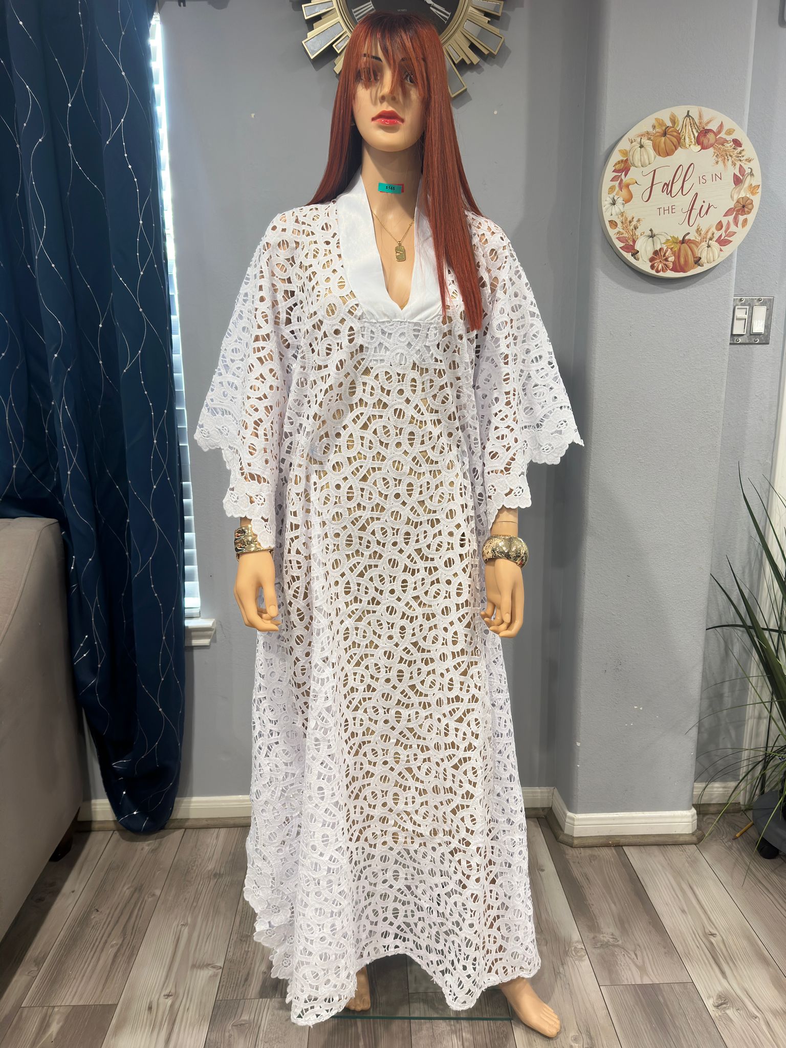 Rich Aunty Swaggerlicious White Cord Lace