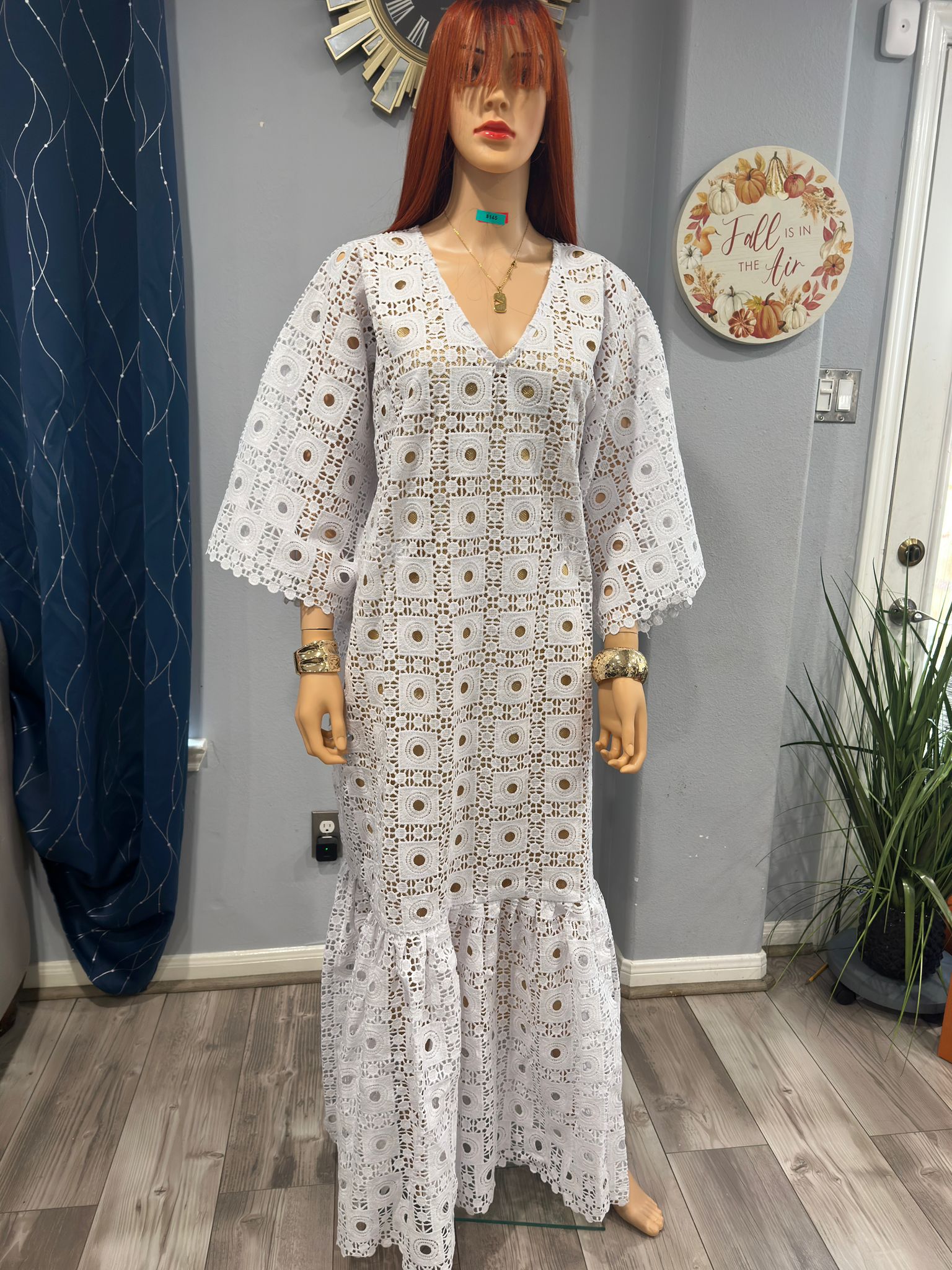 Rich Aunty Swaggerlicious White Cord Lace